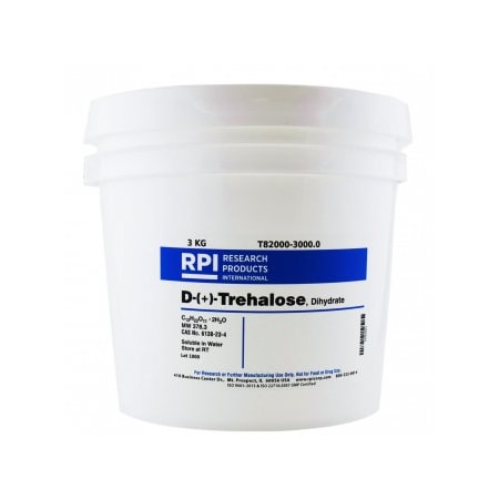 Rpi D-(+)-Trehalose Dihydrate, 3 KG T82000-3000.0